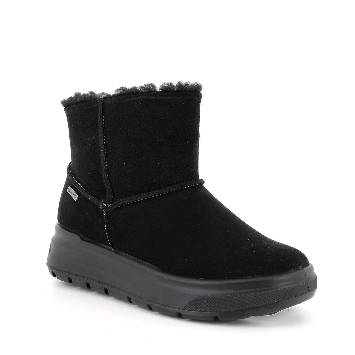 Primigi botine fete imblanite Gore-Tex 27-36 Scamosciata Nero