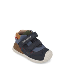 Biomecanics pantofi baieti BioTEX Water rezistant 18-25 Nobuck Navy cu maro
