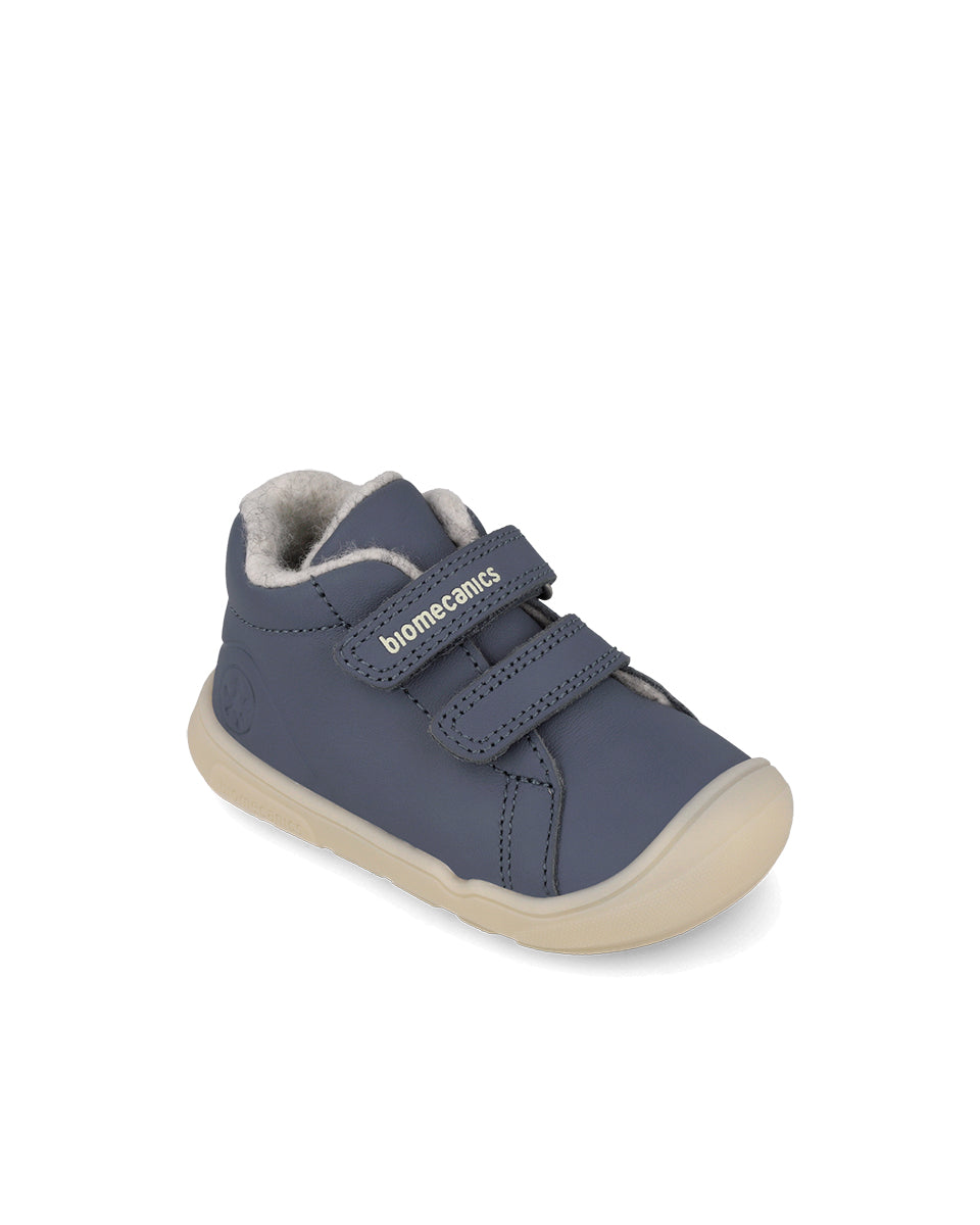 Biomecanics pantofi baieti Wider captusiti cu lana 19-26 Sauvage Petrol