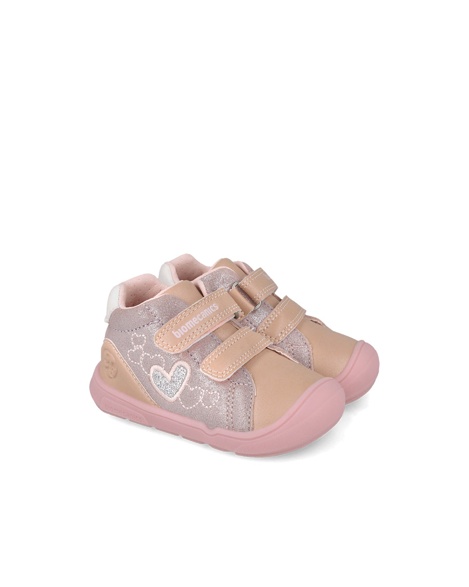 Biomecanics pantofi fete Wider 19-26 Serraje Laminado Lavender cu inimioare
