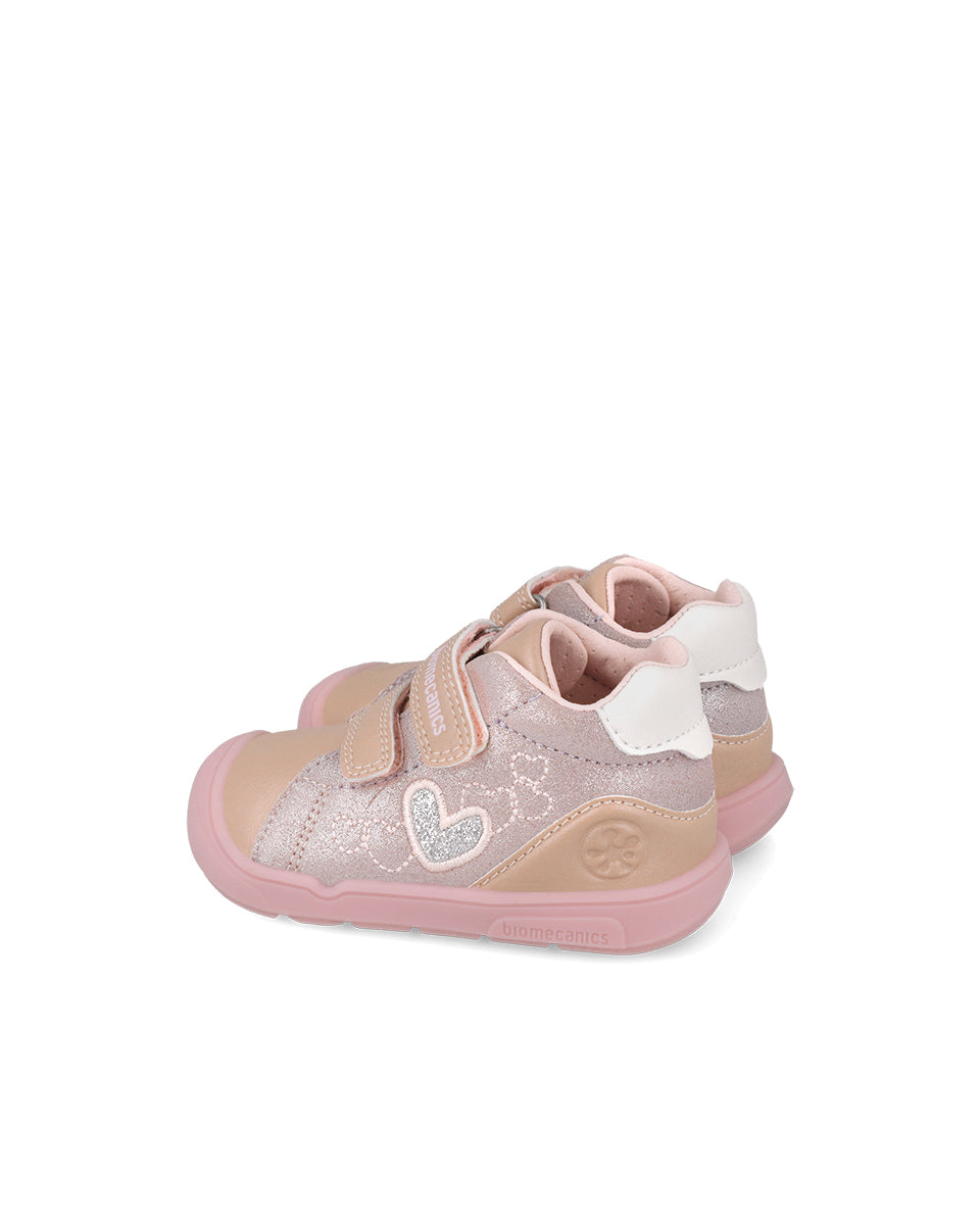 Biomecanics pantofi fete Wider 19-26 Serraje Laminado Lavender cu inimioare