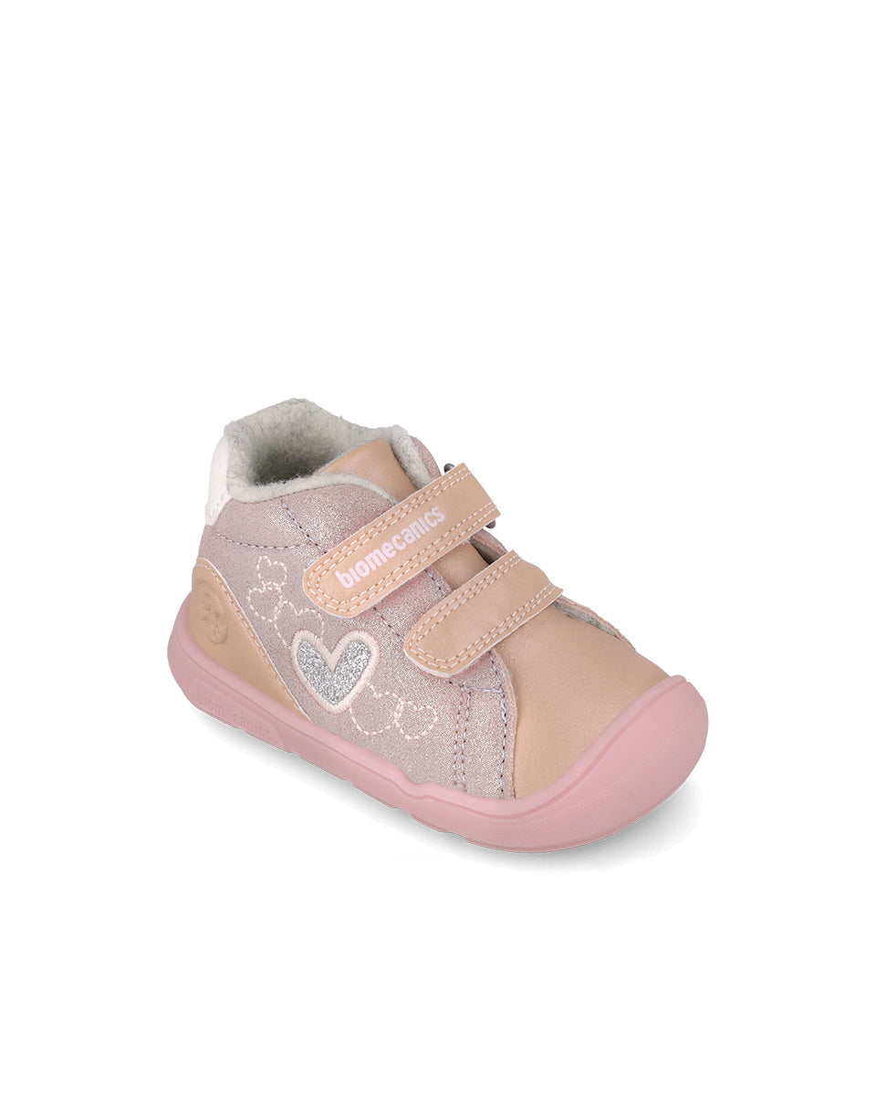 Biomecanics pantofi fete Wider captusiti cu lana 19-26 Serraje Laminado Lavender cu inimioare
