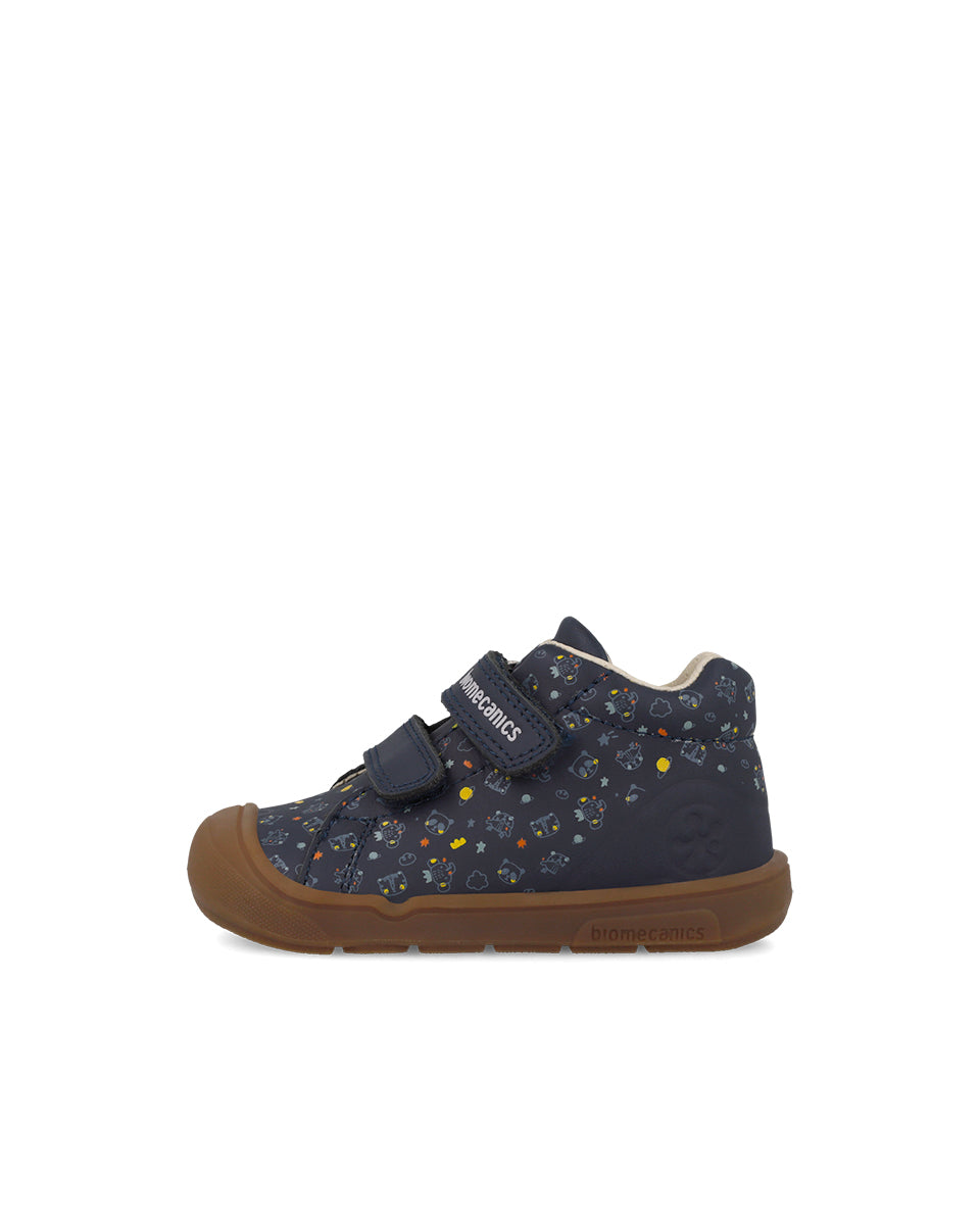 Biomecanics pantofi baieti Wider 19-26 Sauvage Azul cu animale
