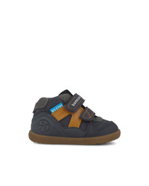 Biomecanics pantofi baieti Barefoot BioTEX Water rezistant 19-26 Nobuck Azul marino
