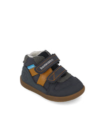 Biomecanics pantofi baieti Barefoot BioTEX captusiti cu lana 19-26 Nobuck Azul Marino