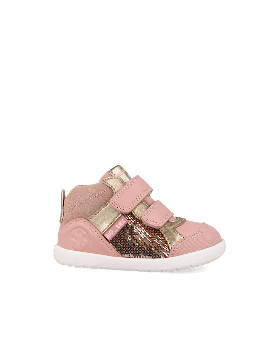 Biomecanics pantofi fete BioTEX Water rezistant Wider 19-26 Sauvage Petalo cu paiete
