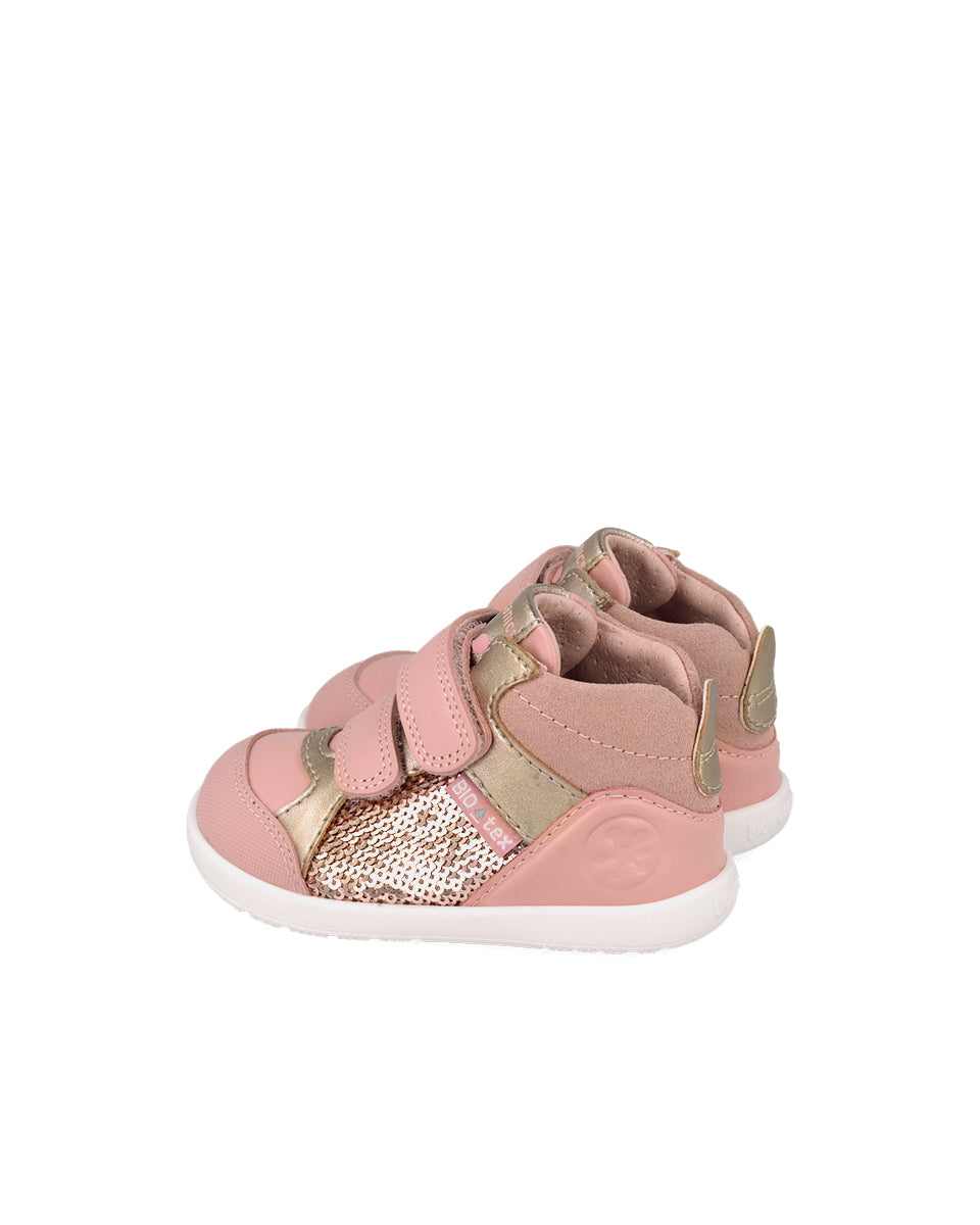 Biomecanics pantofi fete BioTEX Water rezistant Wider 19-26 Sauvage Petalo cu paiete