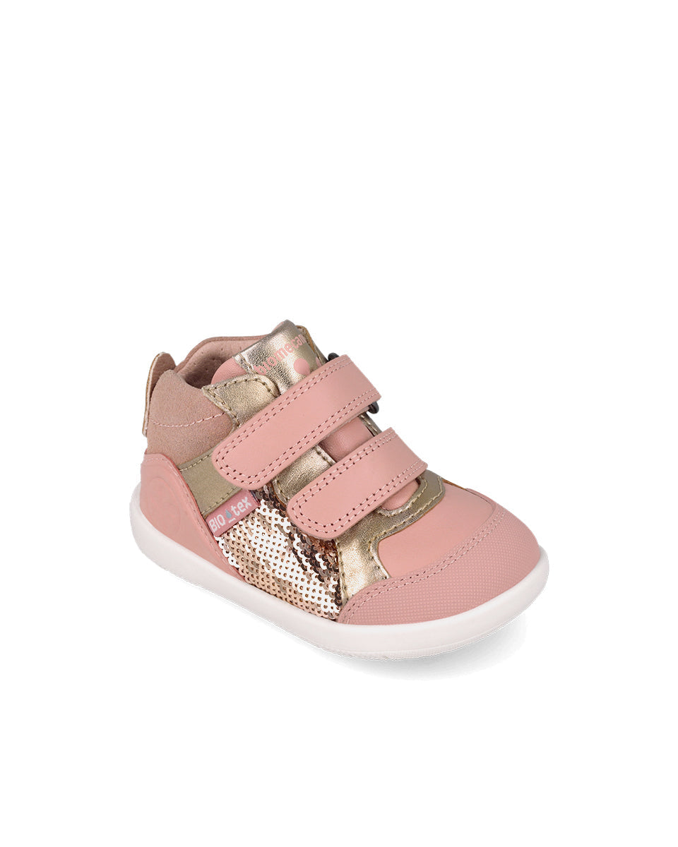 Biomecanics pantofi fete BioTEX Water rezistant Wider 19-26 Sauvage Petalo cu paiete