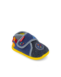 Biomecanics pantofi baieti de casa Biohome Sensory 19-26 Mat Azul