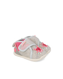 Biomecanics pantofi fete de casa Biohome Sensory 19-26 Mat Blanco Animal