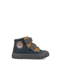 Garvalin By Biomecanics pantofi baieti Barefoot captusiti 22-28 Nobuck PU Azul Marino
