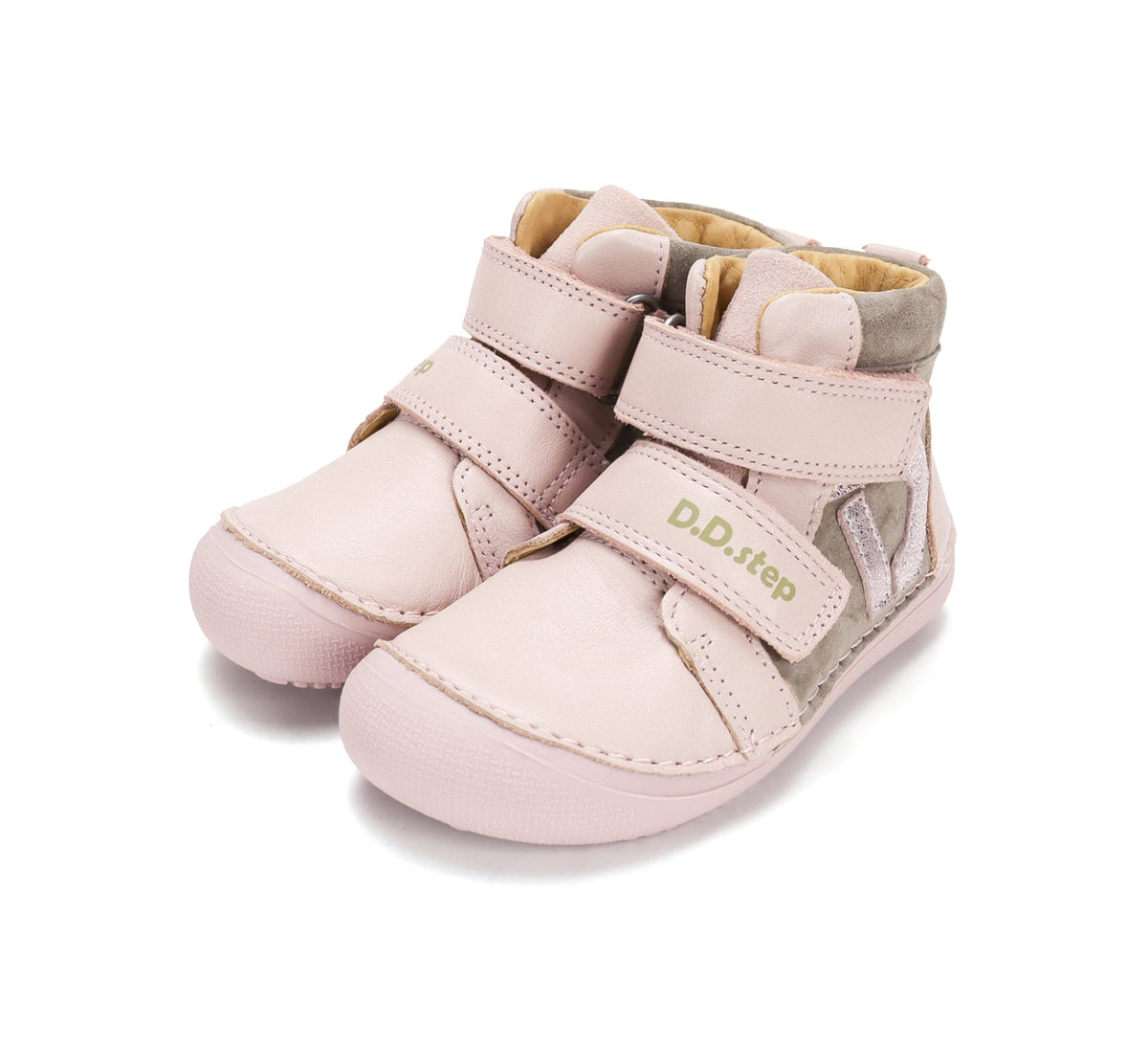D.D.Step pantofi fete Barefoot 26-31 Baby Pink cu D