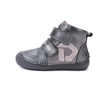 D.D.Step pantofi fete Barefoot 25-30 Marine Grey cu D