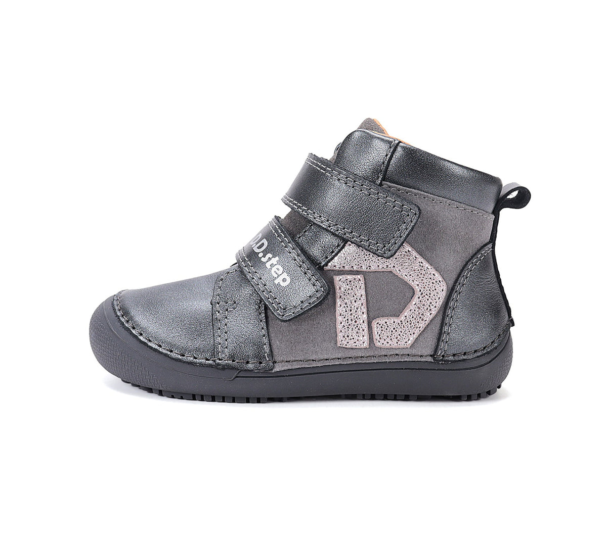 D.D.Step pantofi fete Barefoot 25-30 Marine Grey cu D