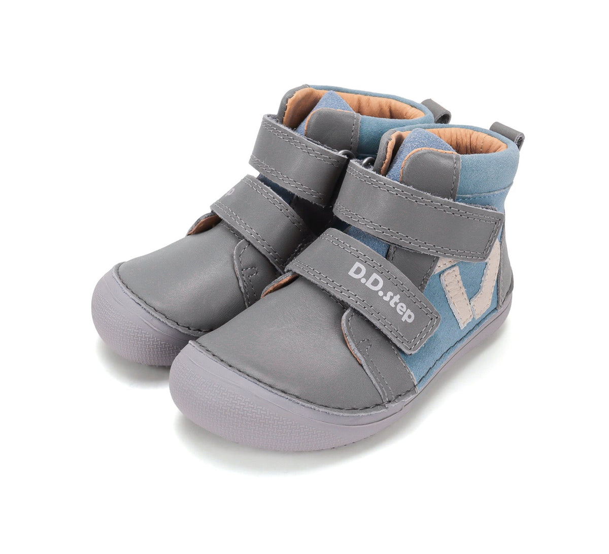 D.D.Step pantofi baieti Barefoot 26-31 Mocha cu D