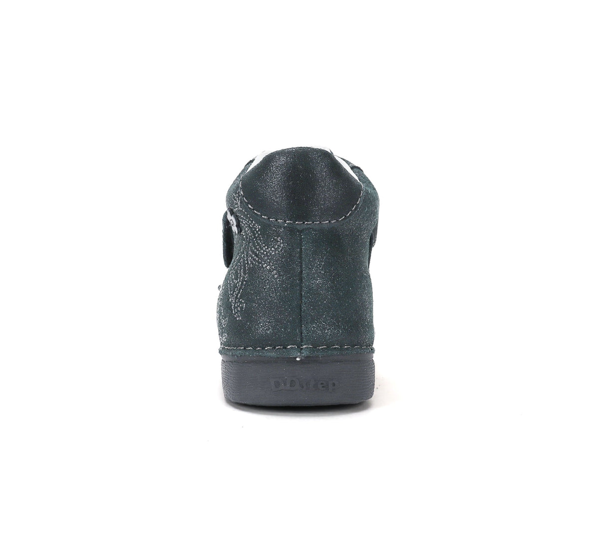 D.D.Step ghete fete cu LED 25-30 Black cu floricele