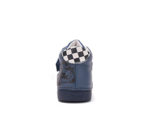 D.D.Step ghete baieti cu LED 25-30 Royal Blue cu masina de curse