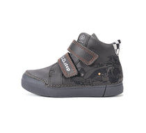 D.D.Step ghete baieti cu LED 25-30 Marine Grey cu masina de curse