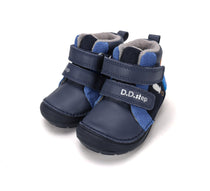 D.D.Step ghete baieti imblanite 20-31  Royal Blue cu unelte