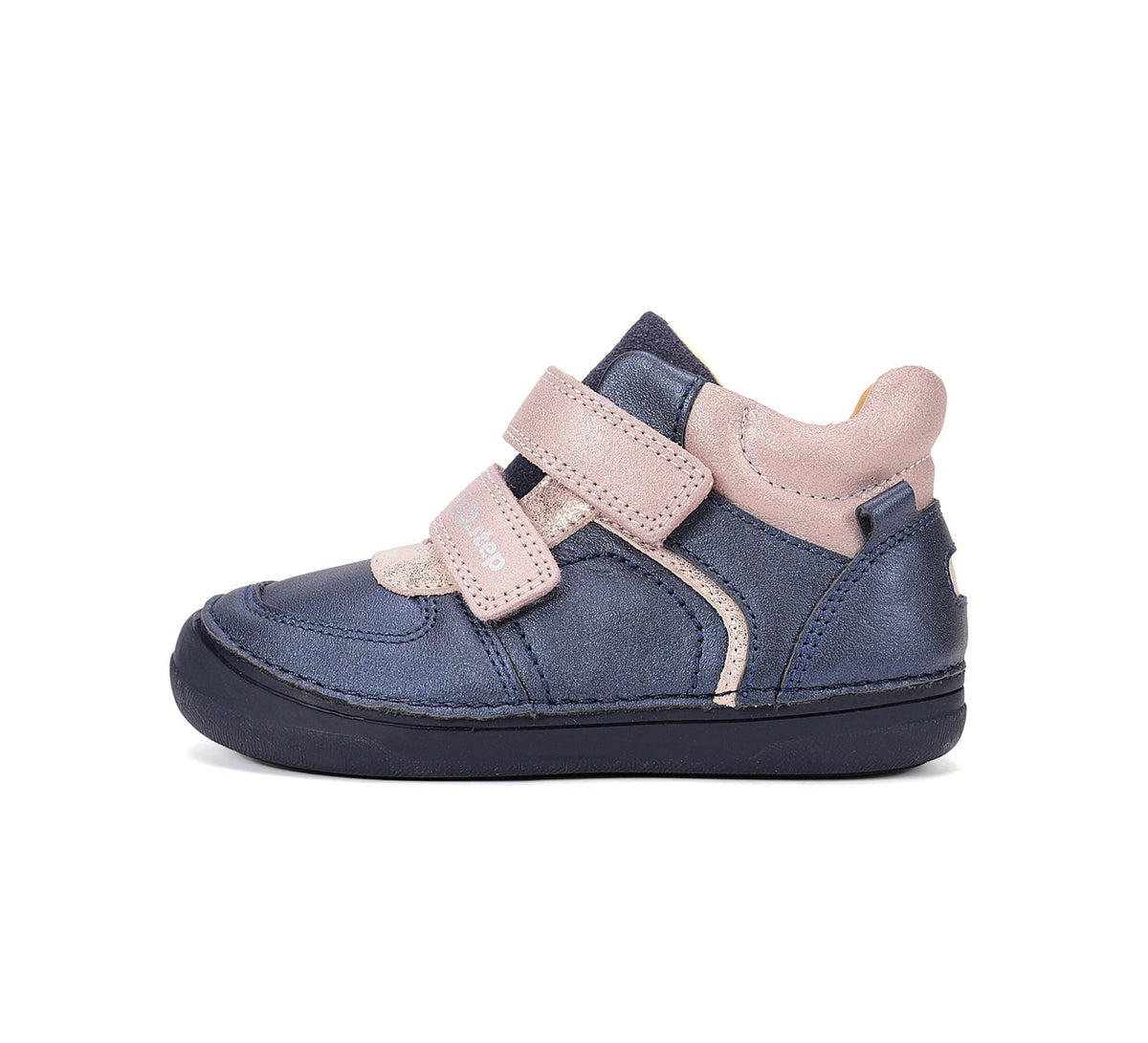 D.D.Step pantofi fete cu scai 26-31 Royal Blue cu roz