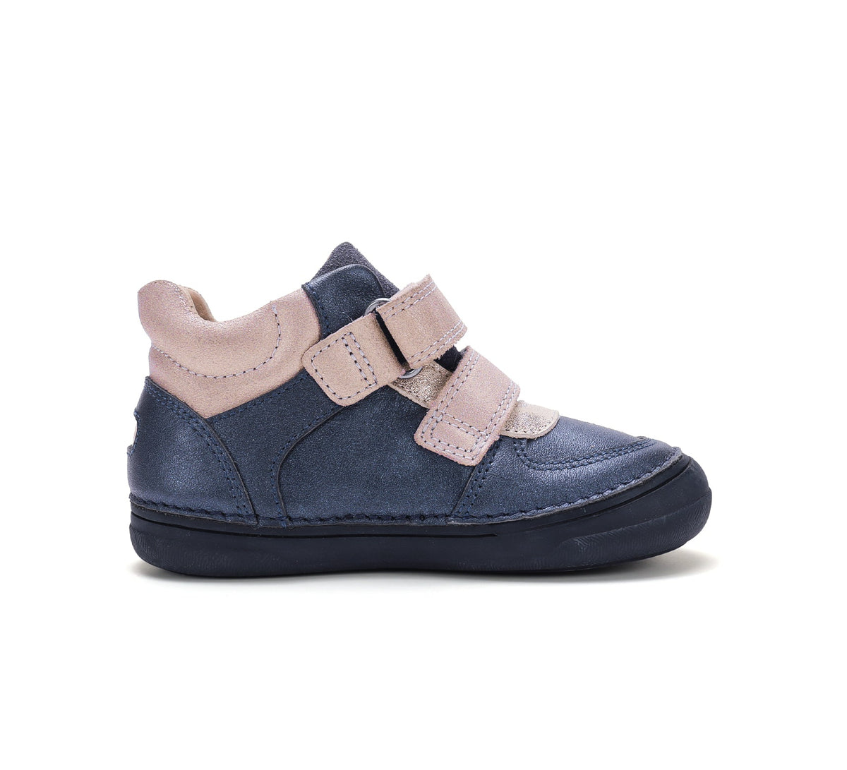 D.D.Step pantofi fete cu scai 26-31 Royal Blue cu roz