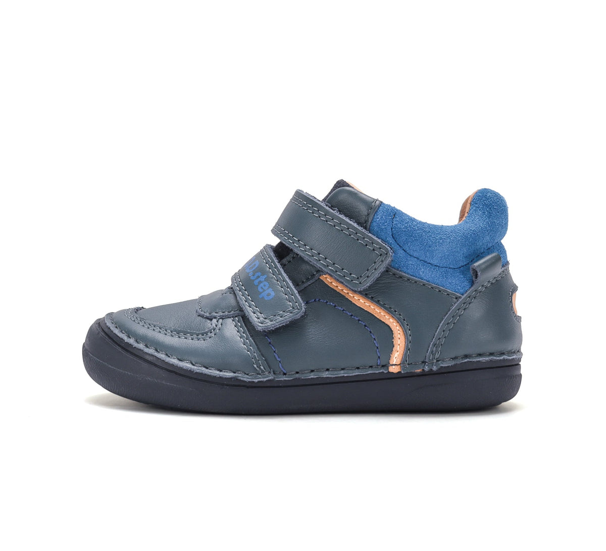 D.D.Step pantofi baieti cu scai 32-35 Royal Blue