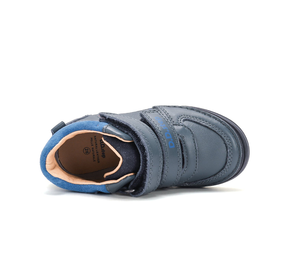 D.D.Step pantofi baieti cu scai 32-35 Royal Blue