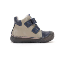 D.D.Step ghete baieti imblanite SUN REACTIVE cu talpa fluorescenta 20-31 Mocha cu naveta