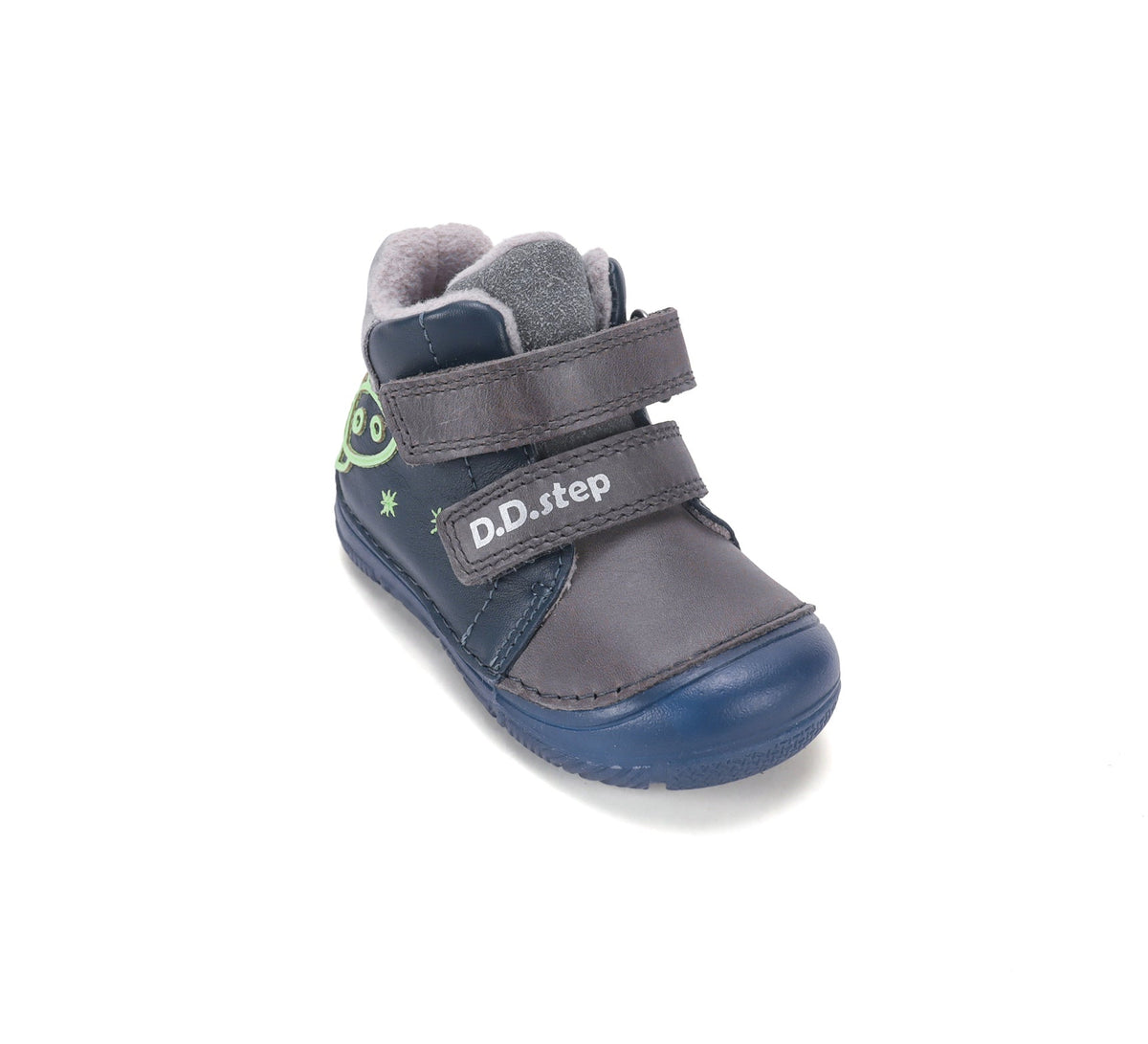 D.D.Step ghete baieti imblanite SUN REACTIVE cu talpa fluorescenta 20-31 Royal Blue cu naveta