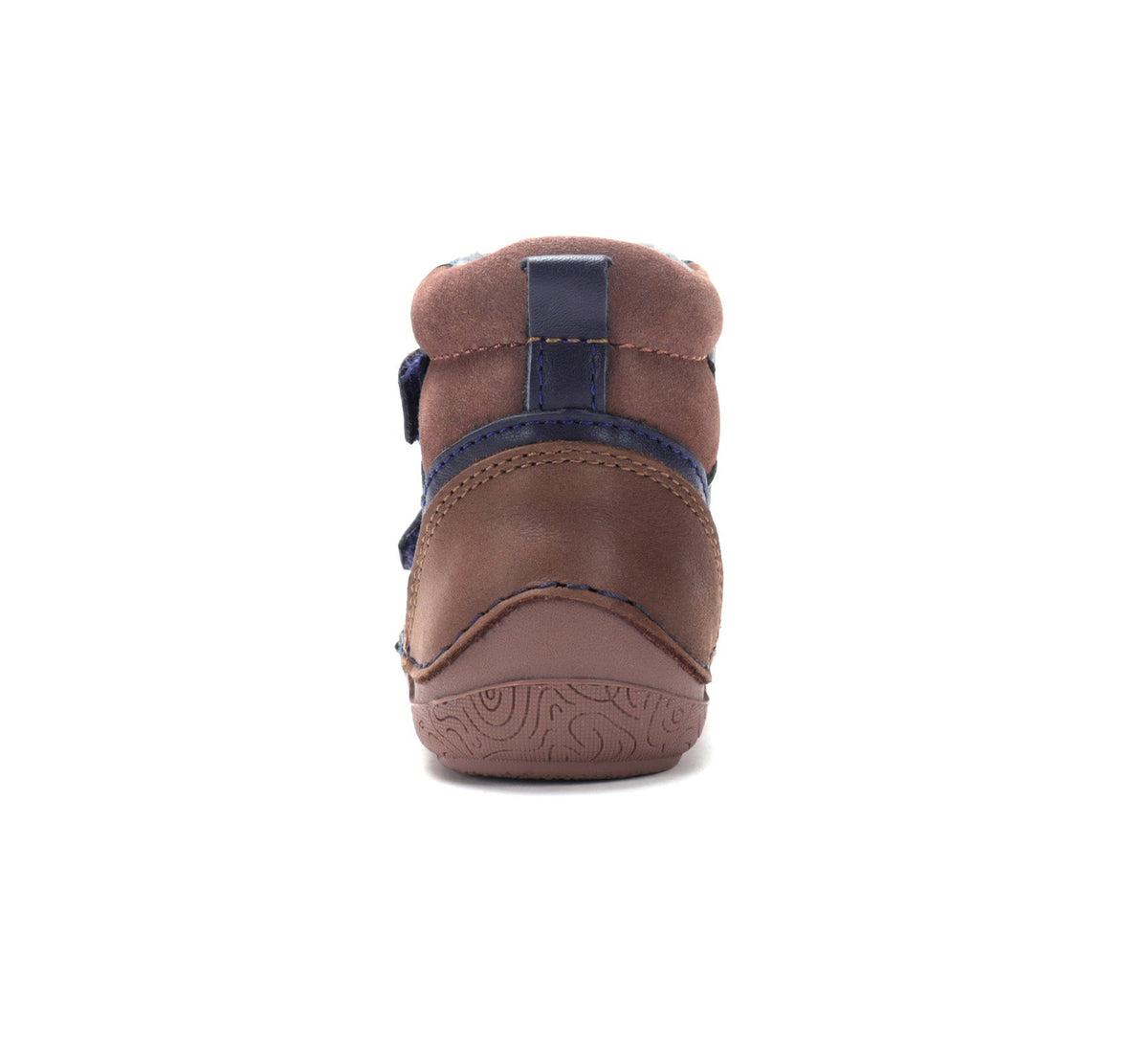 D.D.Step ghete baieti Barefoot captusite Water Repellence si fluorescente 22-33 Chocolate
