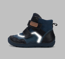D.D.Step ghete baieti Barefoot captusite Water Repellence si fluorescente 22-33 Aero Blue