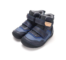 D.D.Step ghete baieti Barefoot captusite Water Repellence si fluorescente 22-33 Royal Blue