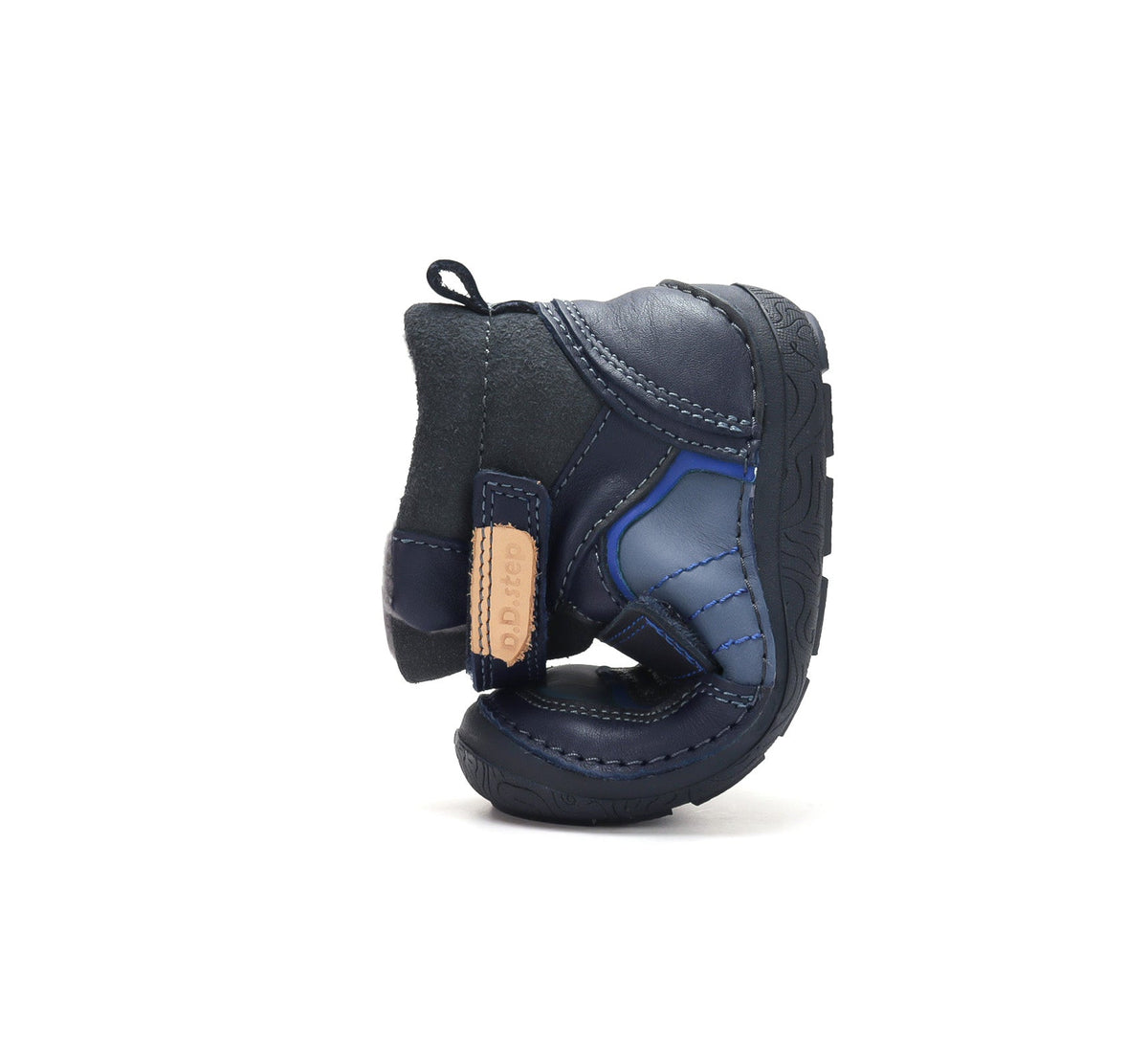 D.D.Step ghete baieti Barefoot captusite Water Repellence si fluorescente 22-33 Royal Blue