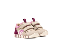 Geox Respira pantofi fete Iupidoo 18-26 Beige/Dark Pink