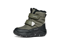 Geox ghete baieti captusite BALTIC AmphibioxTEX Waterproof 20-27 Dark Green/Black