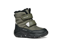 Geox ghete baieti captusite BALTIC AmphibioxTEX Waterproof 20-27 Dark Green/Black