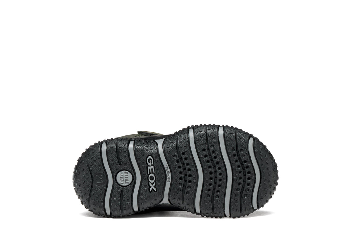 Geox ghete baieti captusite BALTIC AmphibioxTEX Waterproof 20-27 Dark Green/Black