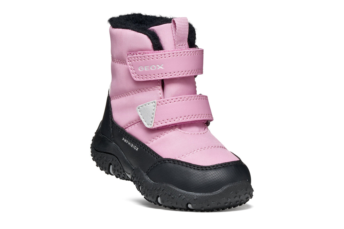 Geox ghete fete captusite BALTIC AmphibioxTEX Waterproof 20-27 Dark Pink/Black