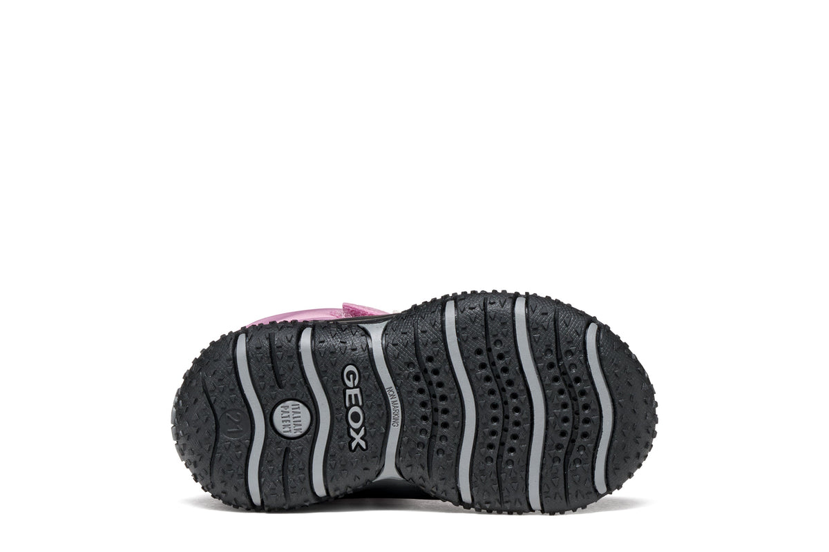 Geox ghete fete captusite BALTIC AmphibioxTEX Waterproof 20-27 Dark Pink/Black