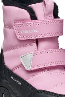 Geox ghete fete captusite BALTIC AmphibioxTEX Waterproof 20-27 Dark Pink/Black
