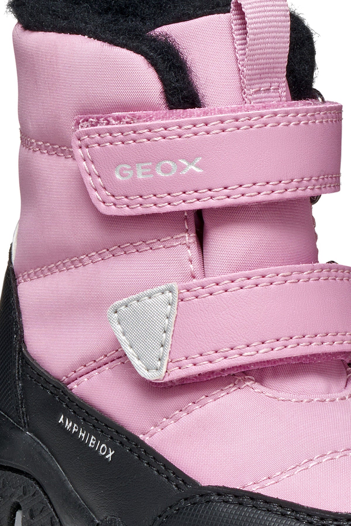 Geox ghete fete captusite BALTIC AmphibioxTEX Waterproof 20-27 Dark Pink/Black