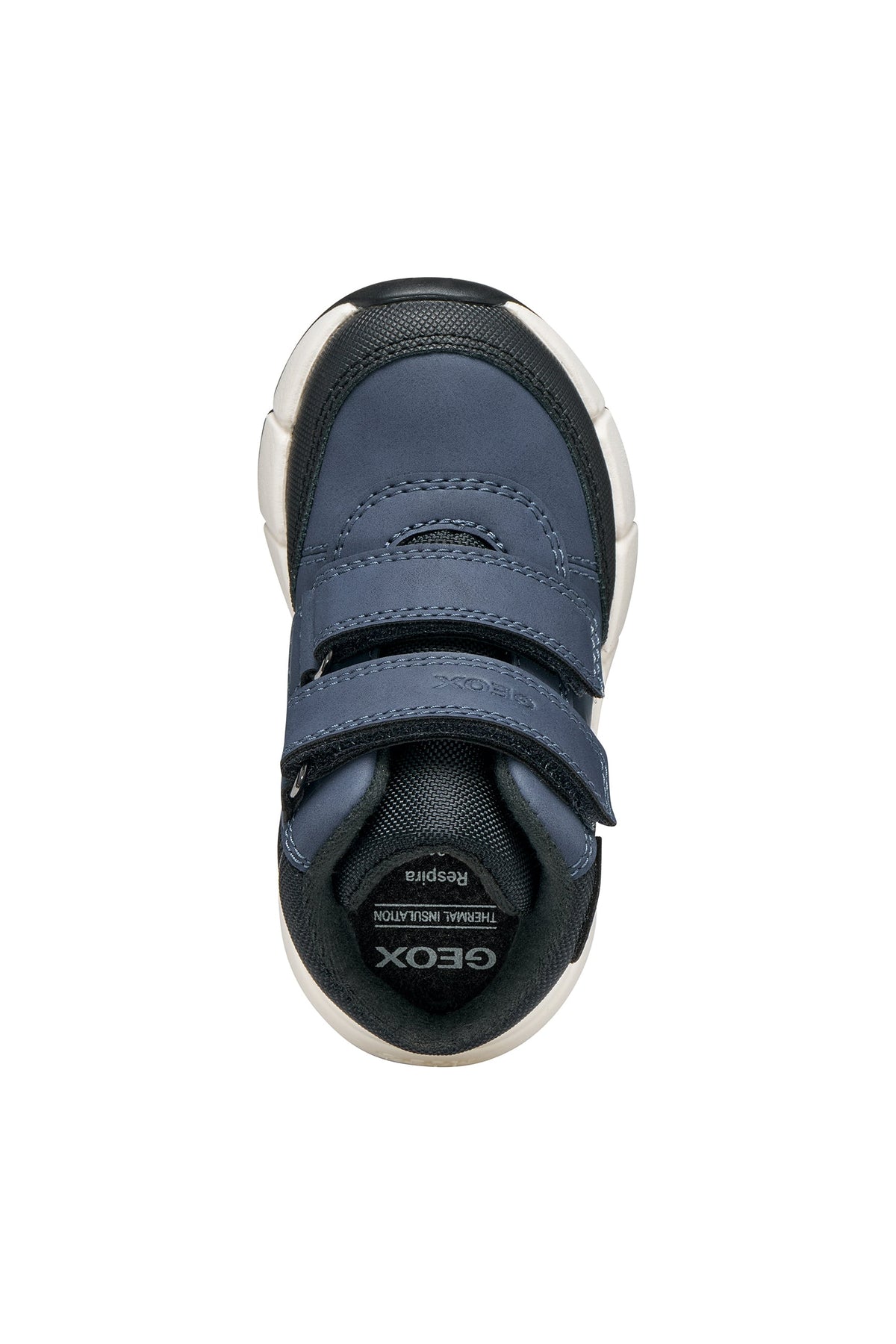 Geox Respira ghete baieti captusite FLEXYPER MINI 20-27 Denim/Orange