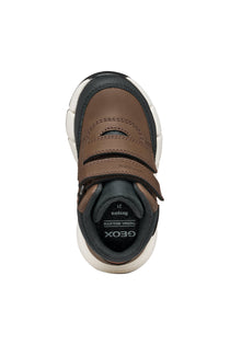 Geox Respira ghete baieti captusite FLEXYPER MINI 20-27 Dark brown/Brick