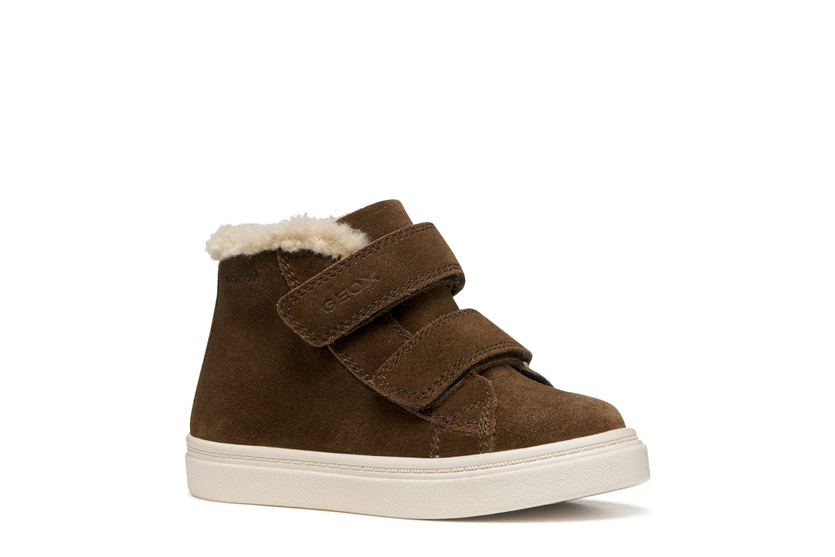Geox ghete baieti captusite NASHIK Waterproof 20-27  Dark Brown