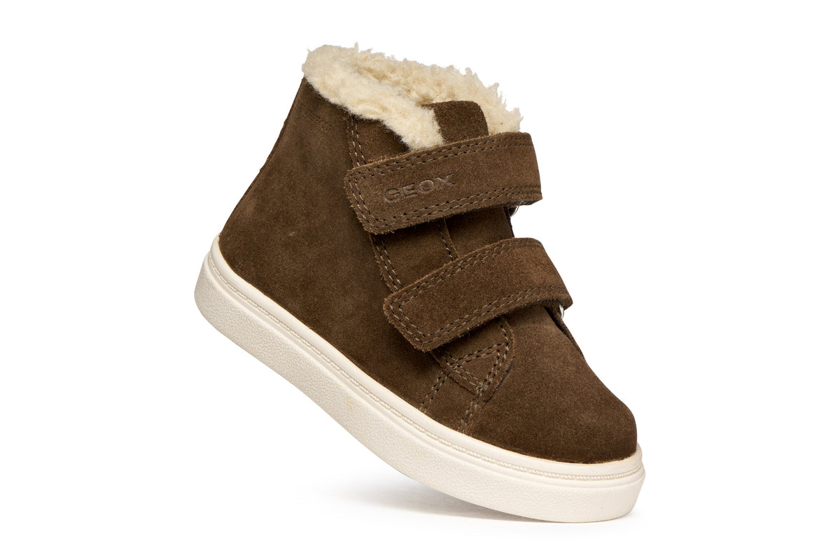 Geox ghete baieti captusite NASHIK Waterproof 20-27  Dark Brown