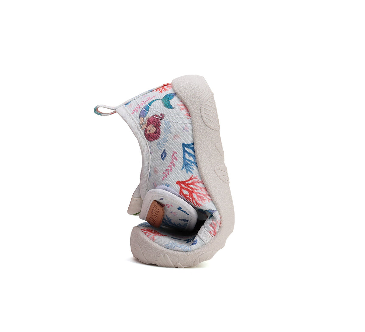 D.D.Step pantofi fete Barefoot de interior din panza 26-31 Sky Blue sirena