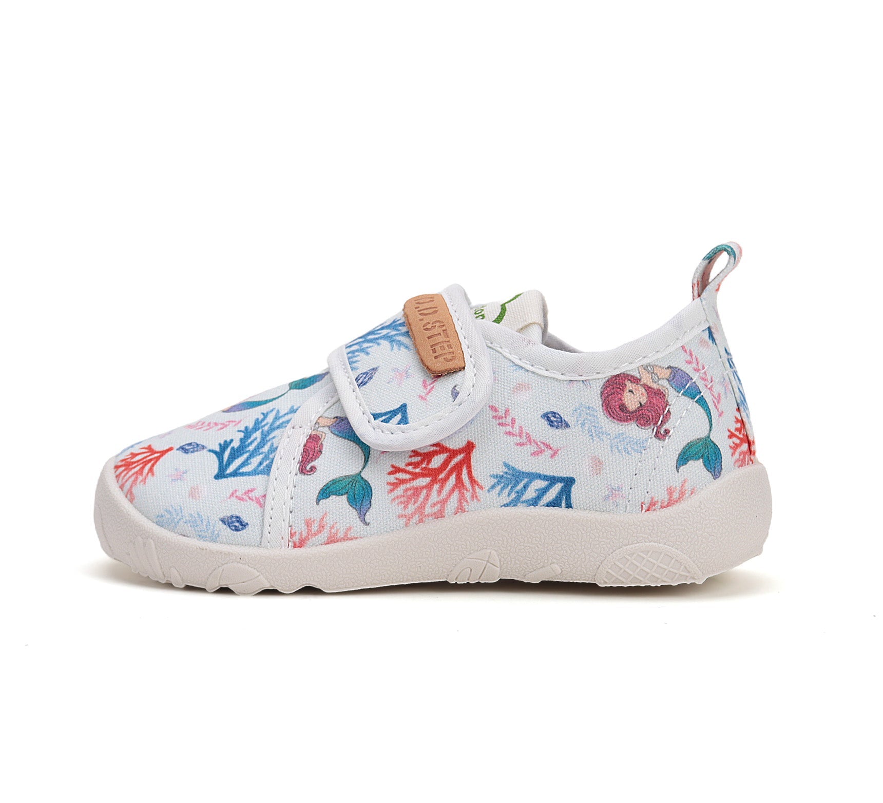 D.D.Step pantofi fete Barefoot de interior din panza 26-31 Sky Blue sirena Imagine secundară a produsului
