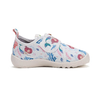 D.D.Step pantofi fete Barefoot de interior din panza 26-31 Sky Blue sirena
