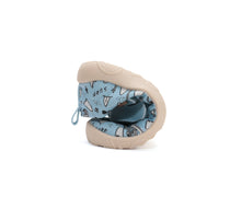 D.D.Step pantofi baieti Barefoot de interior din panza 20-31 Turquise surf
