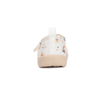 D.D.Step kivágott vászon Barefoot lánycipő, benti használatra 20-31 White szivárvány